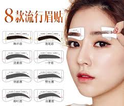استيكرات رسم الحواجب اللصقه 30 اسطنبه